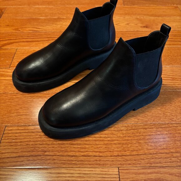 Marsell Black Gomme Gommello Boots Womens Size 36.5 - Picture 5 of 5